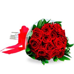 Ramo de 24 rosas color rojo