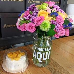 Flowers and cake personalizado
