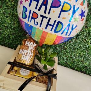 Kit de regalo para cumpleaños con globo