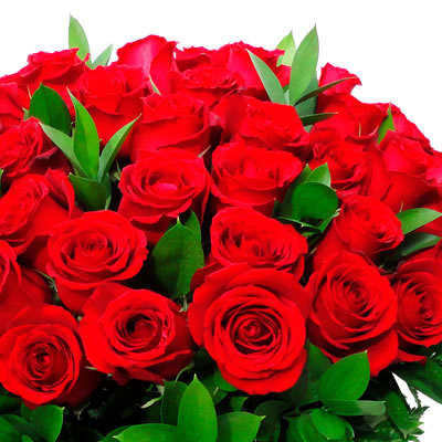 Jarron con 50 rosas rojas 2240