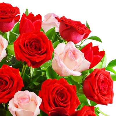 Florero con tulipanes y rosas 2444