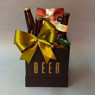 Caja de cervezas y botana BEER 3298