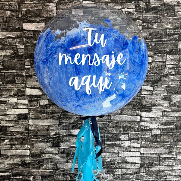 Burbuja blue personalizada 3699