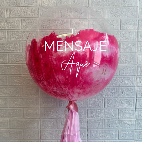 Burbuja pink personalizada 3914
