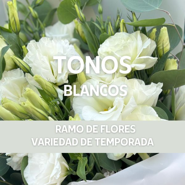 ENTREGA MISMO DIA - Ramo en tonos blancos 3931