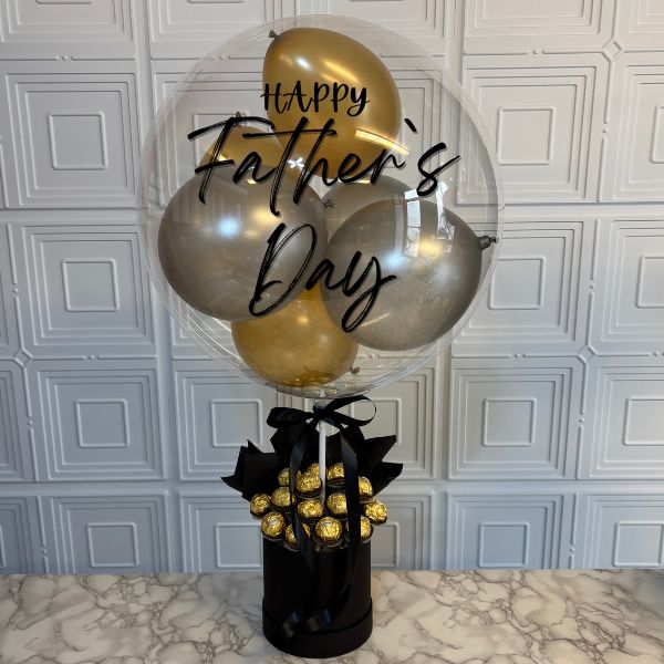 Happy Fathers day burbuja en caja 3569